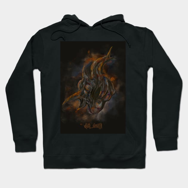 absurd dark art figure Hoodie by INK DRAW